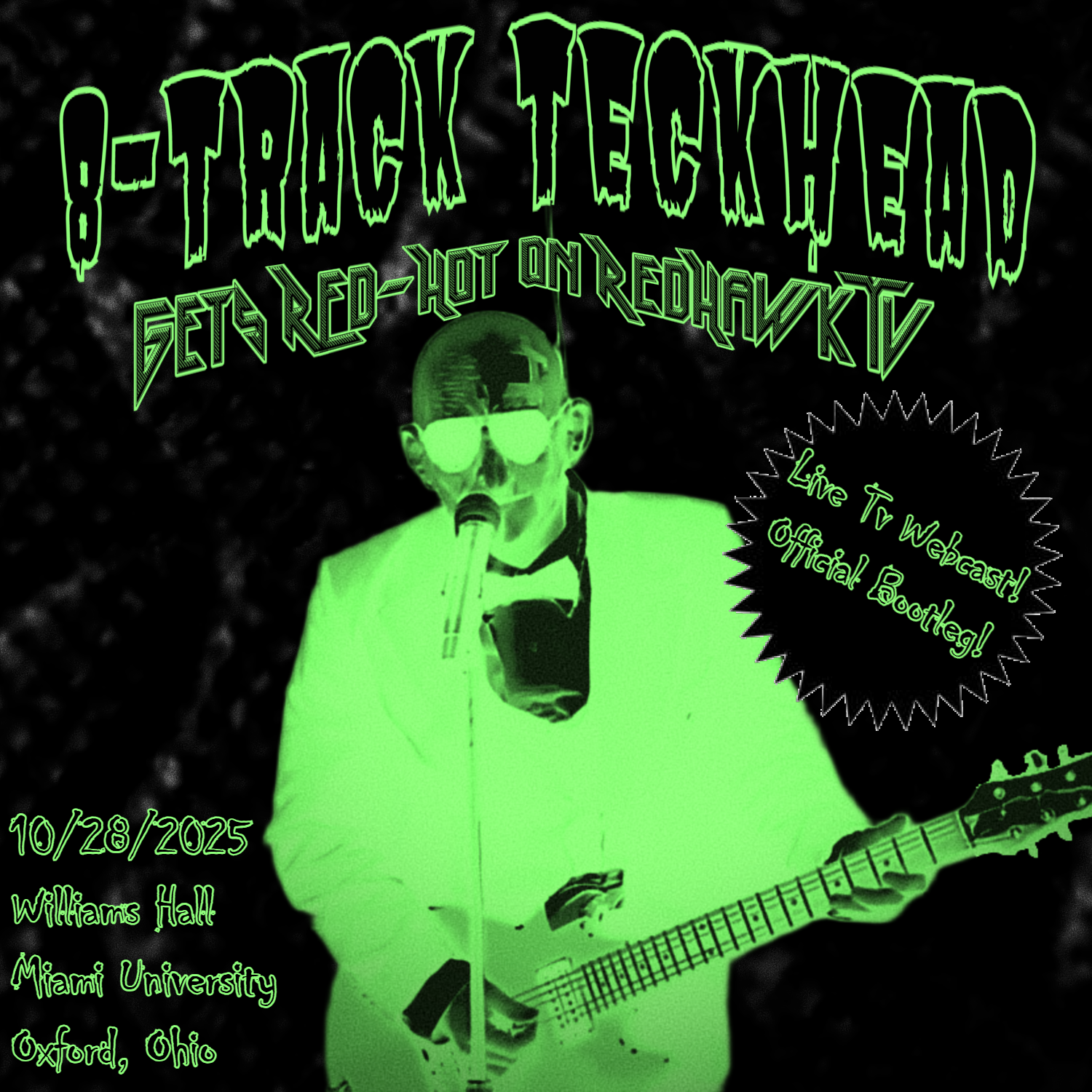 cover for 8-Track teckhead gets red hot on redhawk tv