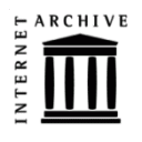 Spinning GIF of the Internet Archive logo linking to the ZINE.